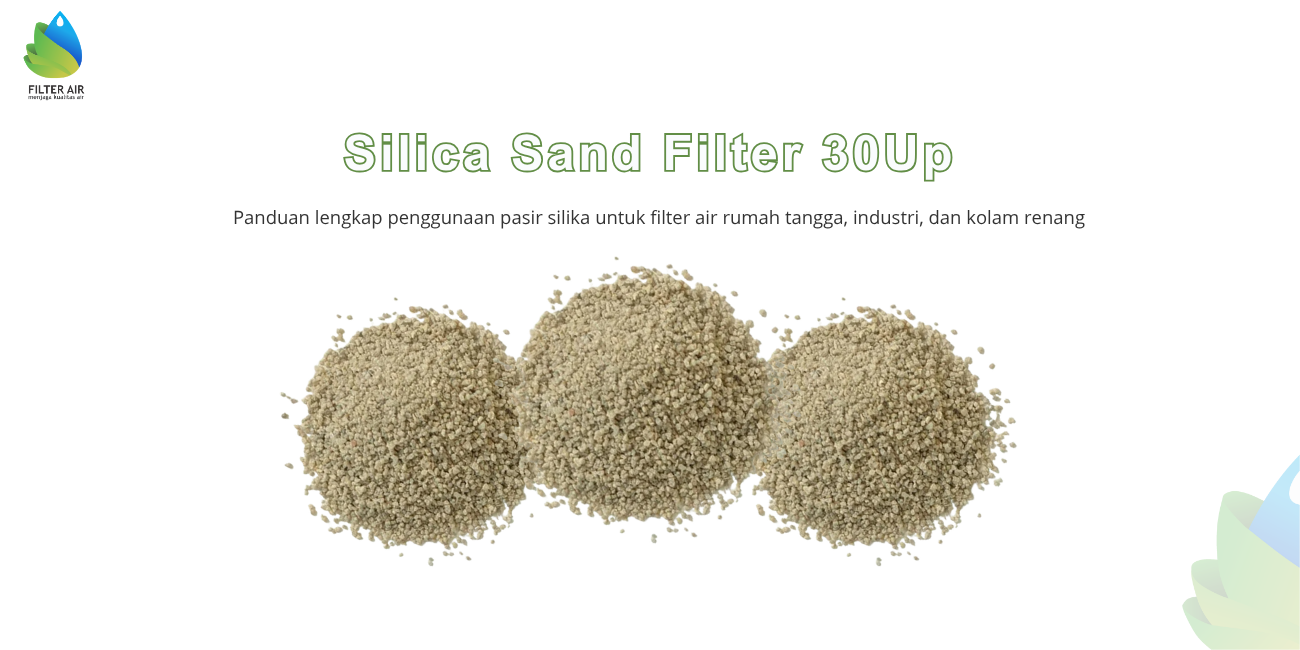 Silica Sand Filter 30Up