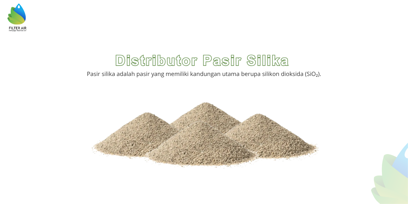 Distributor Pasir Silika